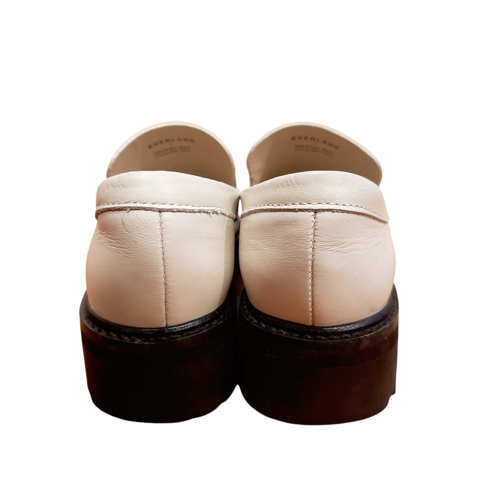 Everlane Lug Sole Loafer in Parchment Size 7 - Picture 4 of 9